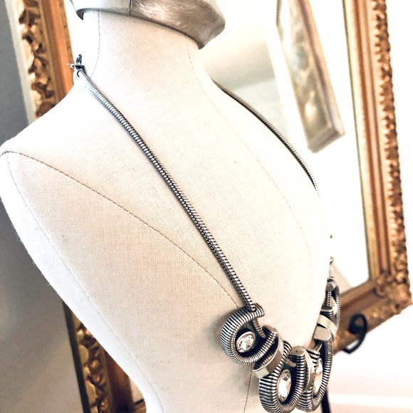 Vintage Modernist Bracelet & Statement Necklace - Picture 7 of 15